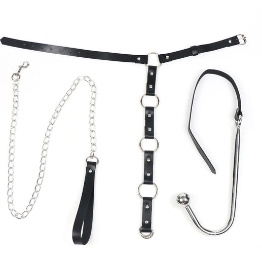 Collar EverydayUse Hook Kinky with 5853 and Anal Leash 0713